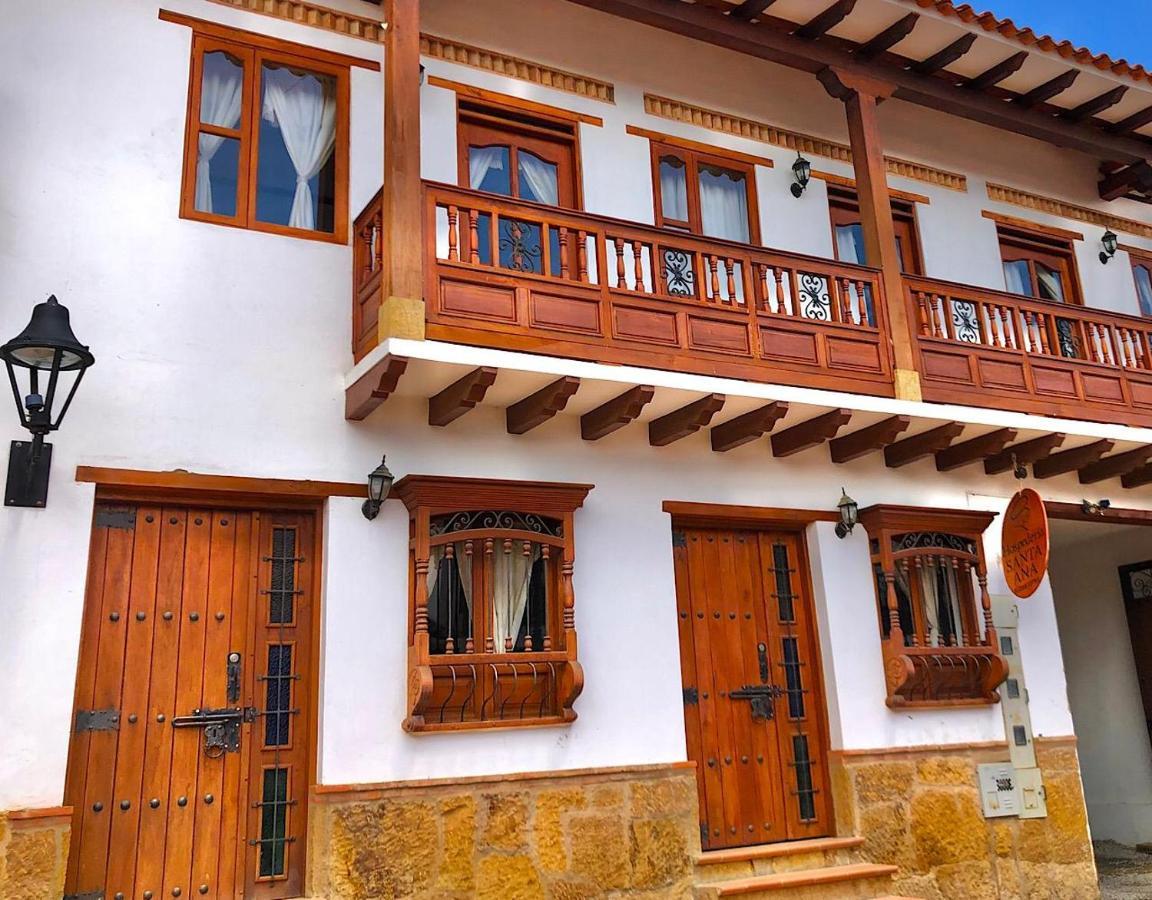 Hospederia Santa Ana Hotell Villa de Leyva Exteriör bild